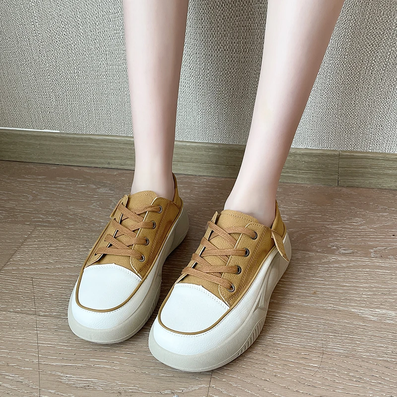 Sneakers Women Flats Platform Walking Shoes 2024 Spring New Brand Designer Lace Up Casual Sport Running Travel Mujer Shoes Sneakers Women Flats Platform Walking Shoes 2024 Spring New Brand Designer Lace Up Casual Sport Running Travel Mujer Shoes