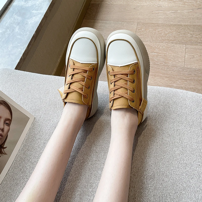 Sneakers Women Flats Platform Walking Shoes 2024 Spring New Brand Designer Lace Up Casual Sport Running Travel Mujer Shoes Sneakers Women Flats Platform Walking Shoes 2024 Spring New Brand Designer Lace Up Casual Sport Running Travel Mujer Shoes