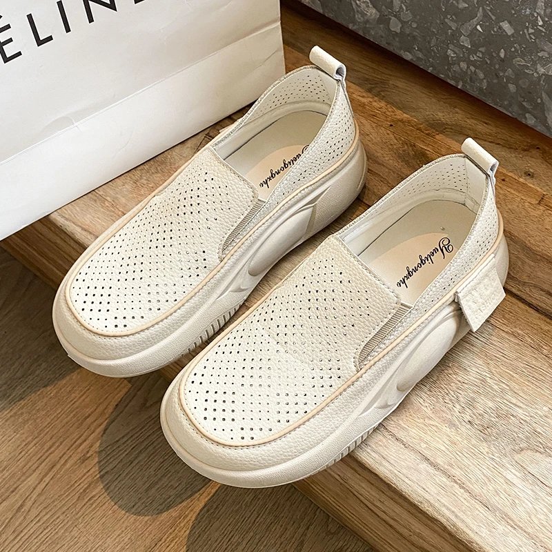 Sneakers Women Flats Platform Walking Shoes 2024 Spring New Brand Designer Lace Up Casual Sport Running Travel Mujer Shoes