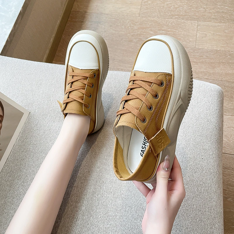 Sneakers Women Flats Platform Walking Shoes 2024 Spring New Brand Designer Lace Up Casual Sport Running Travel Mujer Shoes Sneakers Women Flats Platform Walking Shoes 2024 Spring New Brand Designer Lace Up Casual Sport Running Travel Mujer Shoes