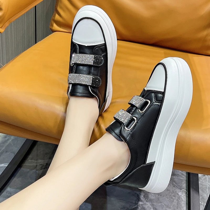 Sneakers Women Flats Platform Walking Shoes 2024 Spring New Brand Designer Lace Up Casual Sport Running Travel Mujer Shoes