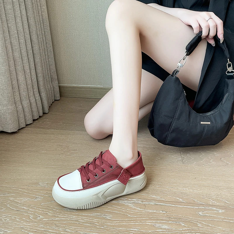 Sneakers Women Flats Platform Walking Shoes 2024 Spring New Brand Designer Lace Up Casual Sport Running Travel Mujer Shoes Sneakers Women Flats Platform Walking Shoes 2024 Spring New Brand Designer Lace Up Casual Sport Running Travel Mujer Shoes