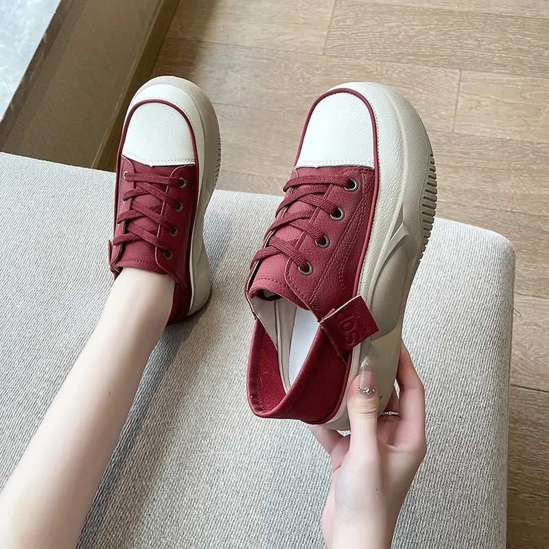 Sneakers Women Flats Platform Walking Shoes 2024 Spring New Brand Designer Lace Up Casual Sport Running Travel Mujer Shoes Sneakers Women Flats Platform Walking Shoes 2024 Spring New Brand Designer Lace Up Casual Sport Running Travel Mujer Shoes