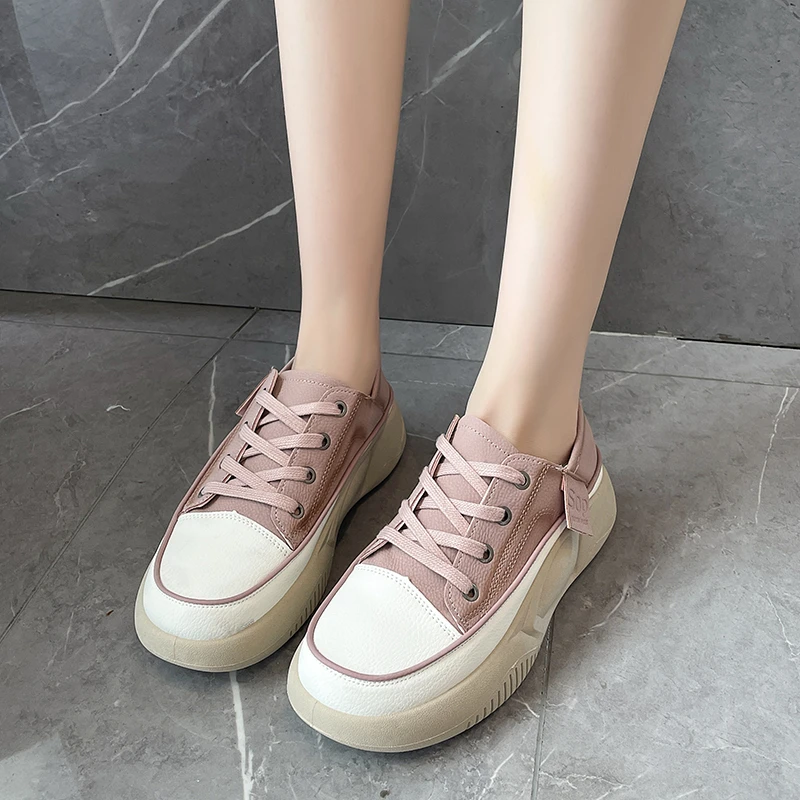 Sneakers Women Flats Platform Walking Shoes 2024 Spring New Brand Designer Lace Up Casual Sport Running Travel Mujer Shoes Sneakers Women Flats Platform Walking Shoes 2024 Spring New Brand Designer Lace Up Casual Sport Running Travel Mujer Shoes
