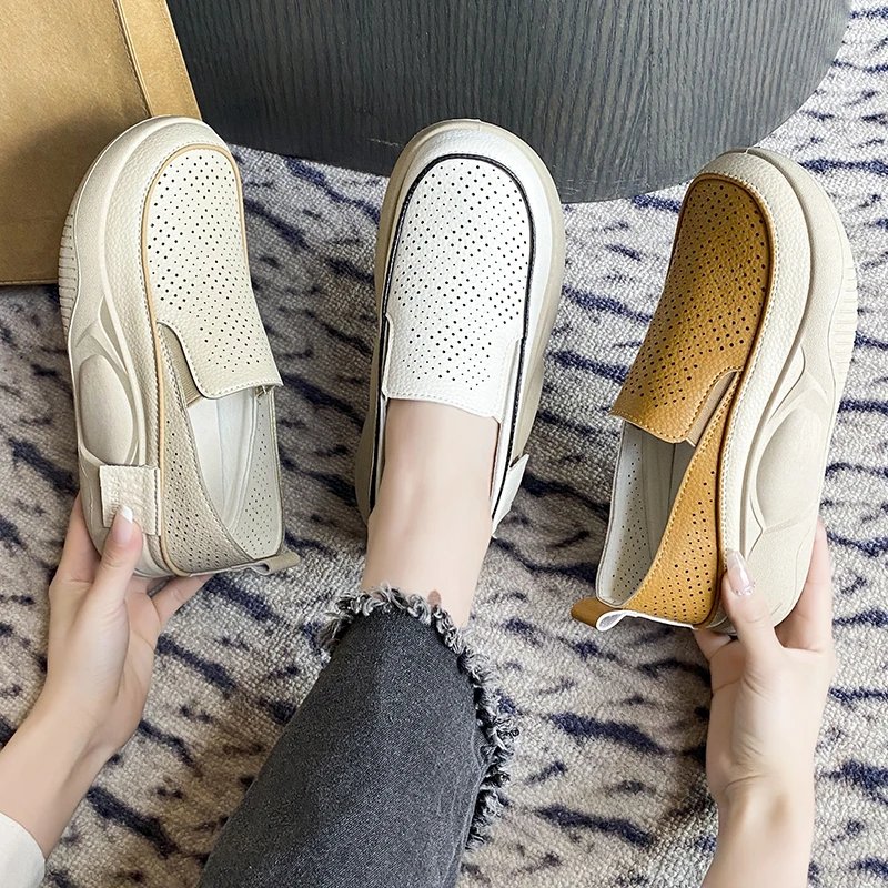 Sneakers Women Flats Platform Walking Shoes 2024 Spring New Brand Designer Lace Up Casual Sport Running Travel Mujer Shoes