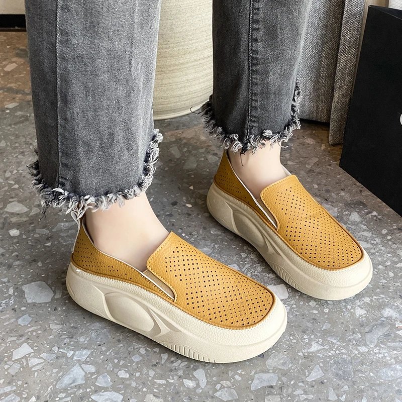 Sneakers Women Flats Platform Walking Shoes 2024 Spring New Brand Designer Lace Up Casual Sport Running Travel Mujer Shoes