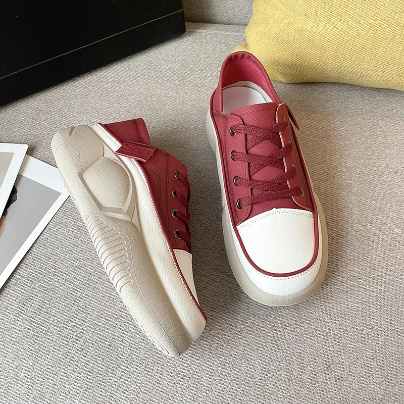 Sneakers Women Flats Platform Walking Shoes 2024 Spring New Brand Designer Lace Up Casual Sport Running Travel Mujer Shoes Sneakers Women Flats Platform Walking Shoes 2024 Spring New Brand Designer Lace Up Casual Sport Running Travel Mujer Shoes