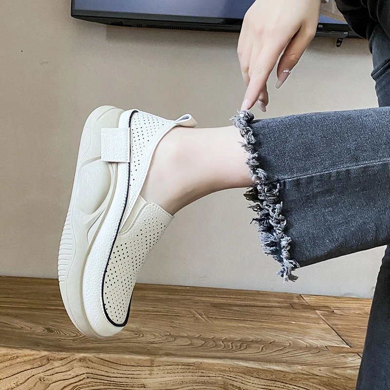 Sneakers Women Flats Platform Walking Shoes 2024 Spring New Brand Designer Lace Up Casual Sport Running Travel Mujer Shoes