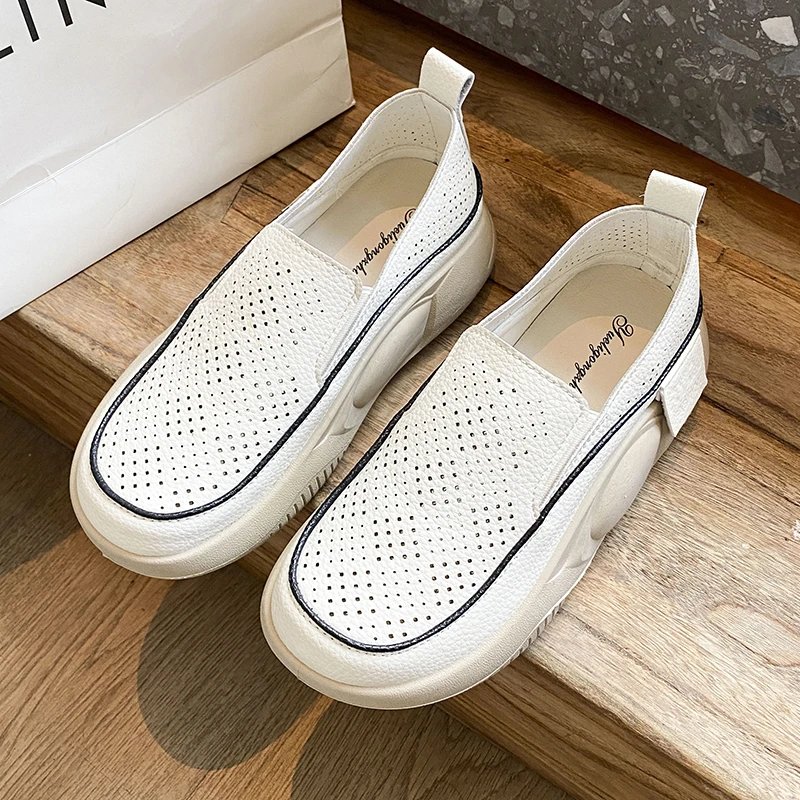 Sneakers Women Flats Platform Walking Shoes 2024 Spring New Brand Designer Lace Up Casual Sport Running Travel Mujer Shoes