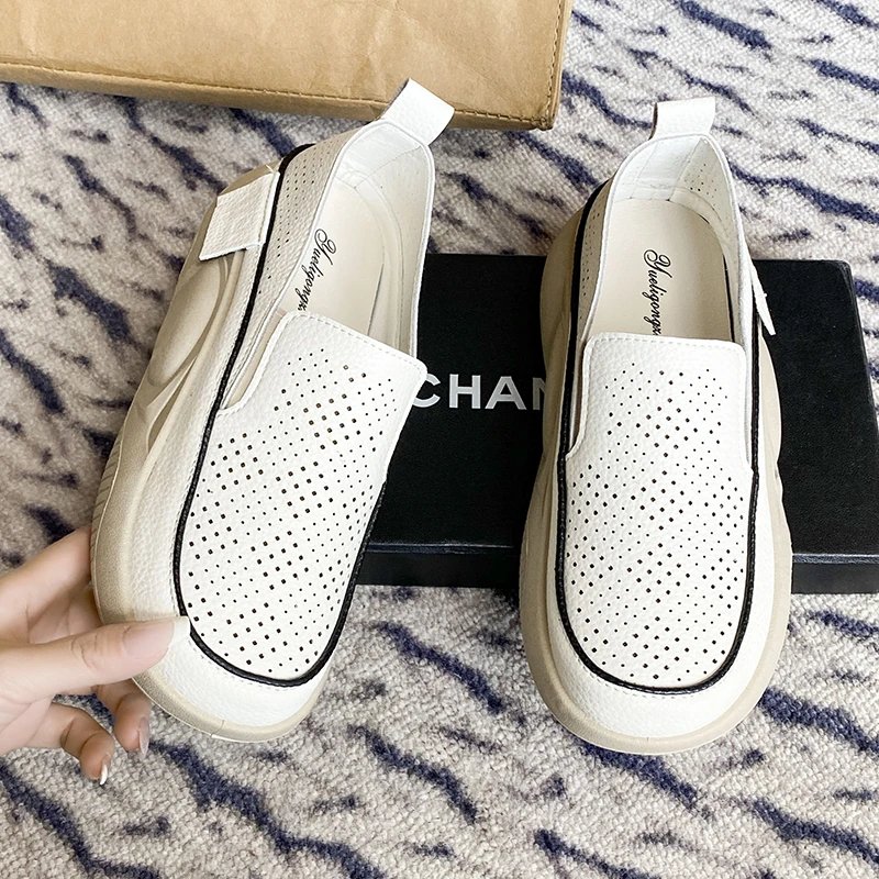 Sneakers Women Flats Platform Walking Shoes 2024 Spring New Brand Designer Lace Up Casual Sport Running Travel Mujer Shoes