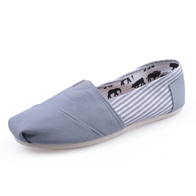 Men and Women Shoes Large Size 35-45 Breathable Flat Canvas Flat Shoes Solid Color Soft Leather Linen Shoe