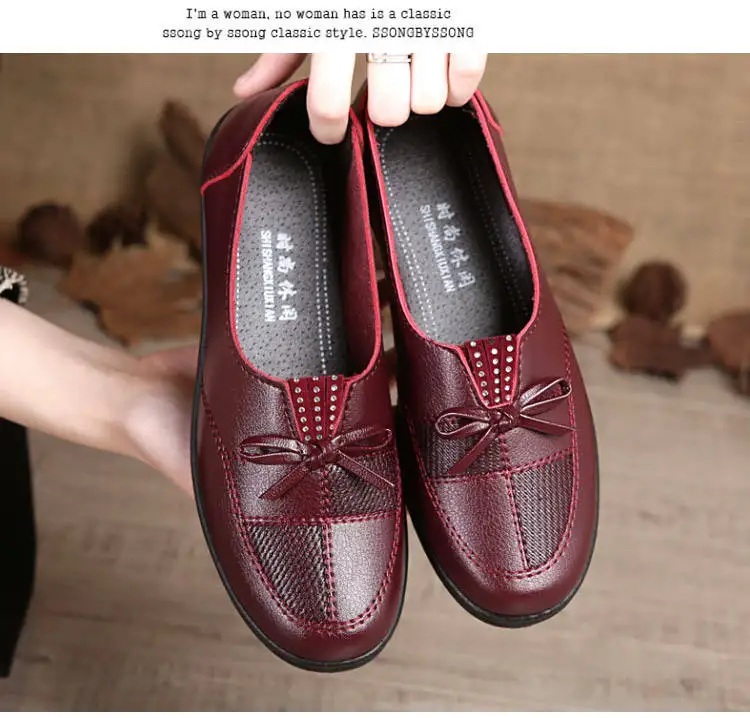 2024 Cheap Shoes Women Leather Flats Female Flats Spring Shoes Classic Women's Loafers Casual Leather Shoes 2024 Cheap Shoes Women Leather Flats Female Flats Spring Shoes Classic Women's Loafers Casual Leather Shoes