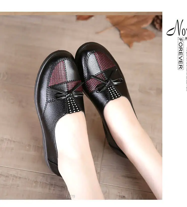 2024 Cheap Shoes Women Leather Flats Female Flats Spring Shoes Classic Women's Loafers Casual Leather Shoes 2024 Cheap Shoes Women Leather Flats Female Flats Spring Shoes Classic Women's Loafers Casual Leather Shoes
