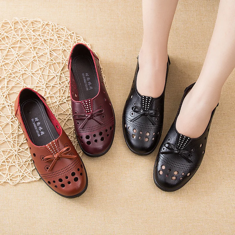 2024 Cheap Shoes Women Leather Flats Female Flats Spring Shoes Classic Women's Loafers Casual Leather Shoes 2024 Cheap Shoes Women Leather Flats Female Flats Spring Shoes Classic Women's Loafers Casual Leather Shoes
