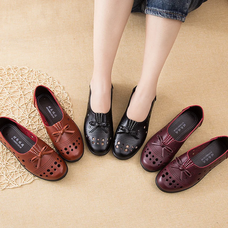 2024 Cheap Shoes Women Leather Flats Female Flats Spring Shoes Classic Women's Loafers Casual Leather Shoes 2024 Cheap Shoes Women Leather Flats Female Flats Spring Shoes Classic Women's Loafers Casual Leather Shoes