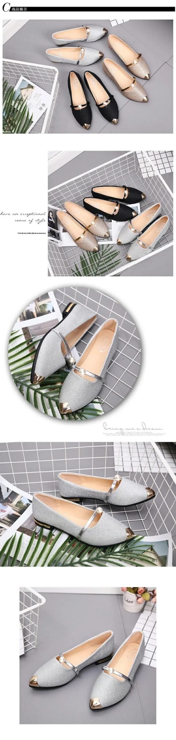 Women's Shoes Fashion Casual Summer 2022 Elegant Pearl Low Heel Shoes for Women Classic luxury Pumps Ladies Office Slip On Shoes