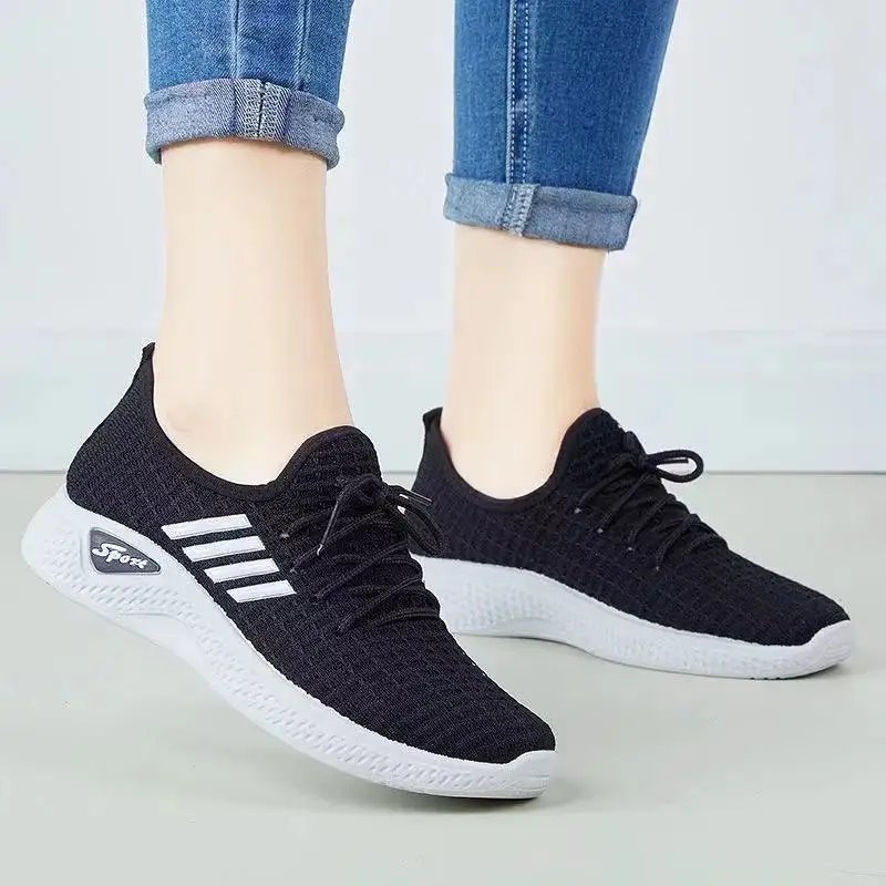 Women Running Shoes Breathable Casual Shoes Outdoor Lightweight Sports Comfortable Fashion Walking Sports Shoes  Mainland China