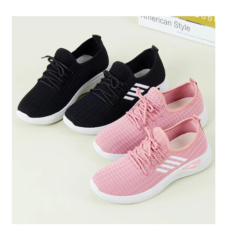 Women Running Shoes Breathable Casual Shoes Outdoor Lightweight Sports Comfortable Fashion Walking Sports Shoes  Mainland China