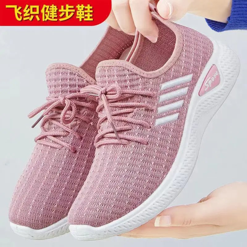 Women Running Shoes Breathable Casual Shoes Outdoor Lightweight Sports Comfortable Fashion Walking Sports Shoes  Mainland China