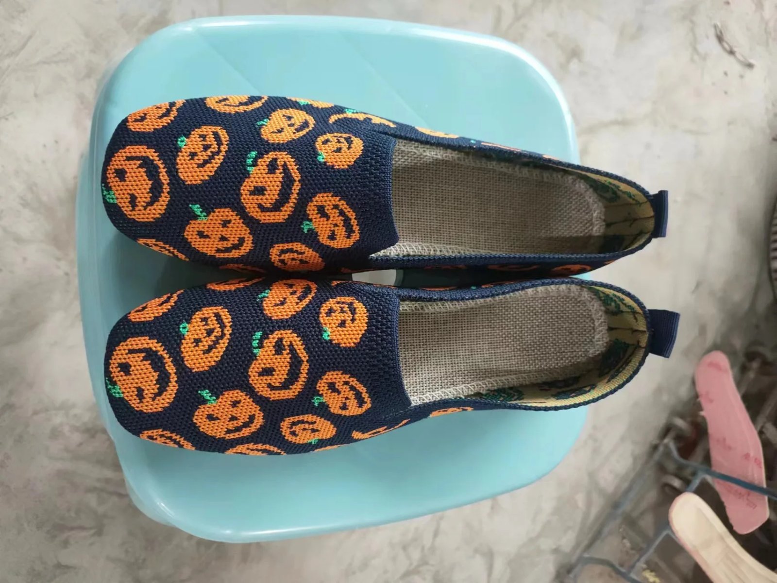 2024 Spring Autumn New Mesh Ballet Flats Women Mesh Breathable Sneakers Women Square Toe Slip on Loafers Size 43 Zapatos Mujer