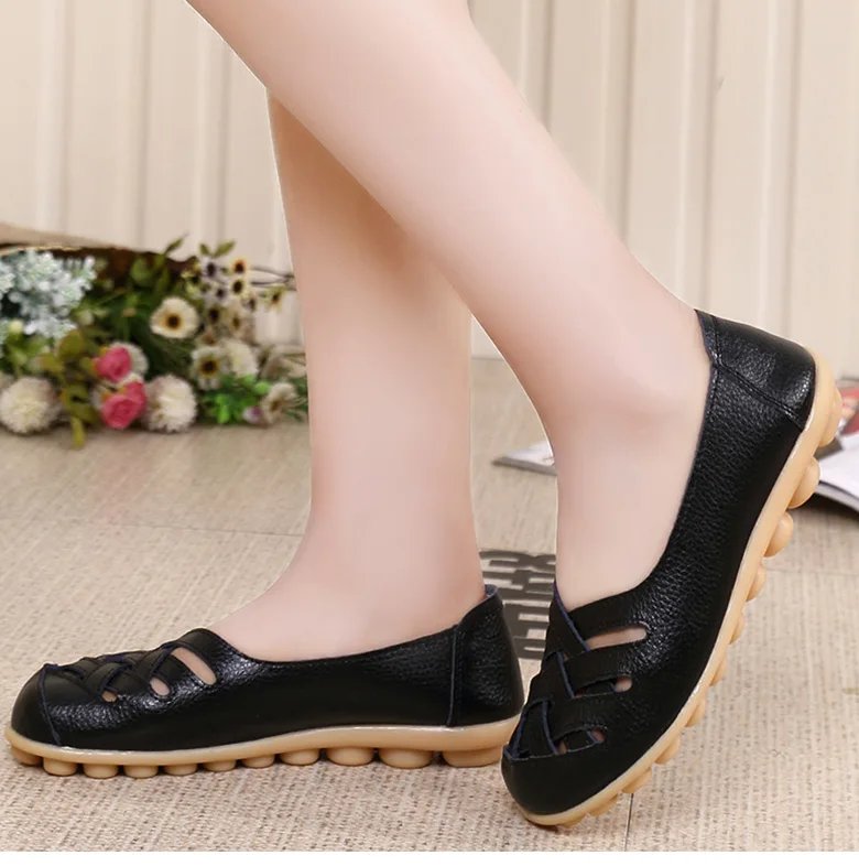 Women Shoes Soft Leather Flat Shoes For Women's Loafers Comfortable Moccasins Women Casual Flats Free Shipping Footwear Female