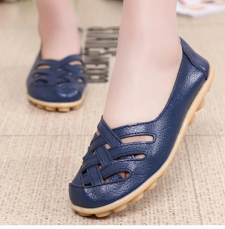 Women Shoes Soft Leather Flat Shoes For Women's Loafers Comfortable Moccasins Women Casual Flats Free Shipping Footwear Female