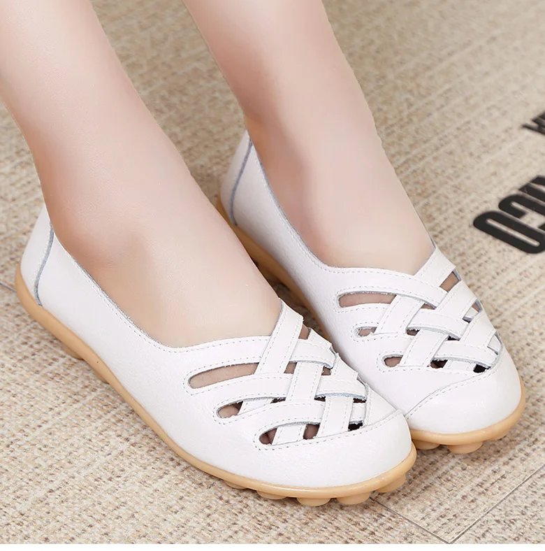 Women Shoes Soft Leather Flat Shoes For Women's Loafers Comfortable Moccasins Women Casual Flats Free Shipping Footwear Female