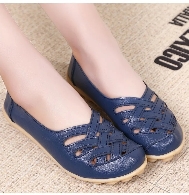 Women Shoes Soft Leather Flat Shoes For Women's Loafers Comfortable Moccasins Women Casual Flats Free Shipping Footwear Female