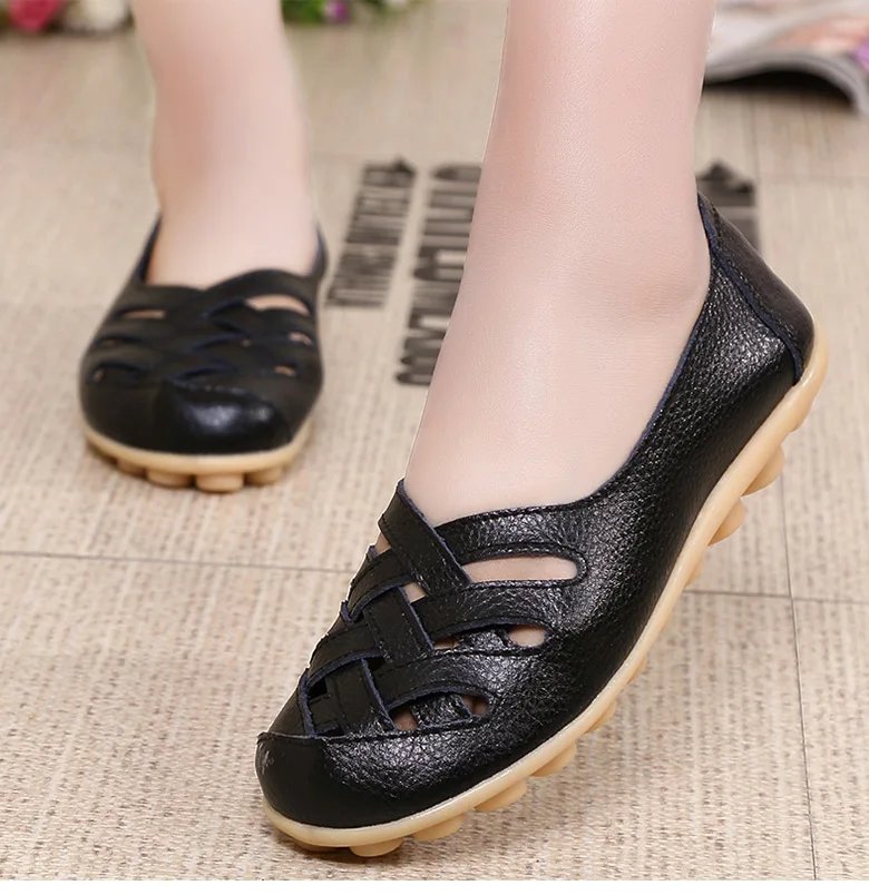 Women Shoes Soft Leather Flat Shoes For Women's Loafers Comfortable Moccasins Women Casual Flats Free Shipping Footwear Female