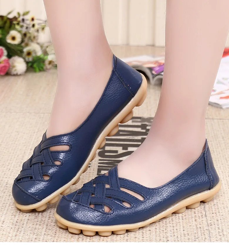 Women Shoes Soft Leather Flat Shoes For Women's Loafers Comfortable Moccasins Women Casual Flats Free Shipping Footwear Female