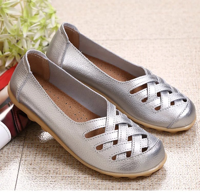 Women Shoes Soft Leather Flat Shoes For Women's Loafers Comfortable Moccasins Women Casual Flats Free Shipping Footwear Female