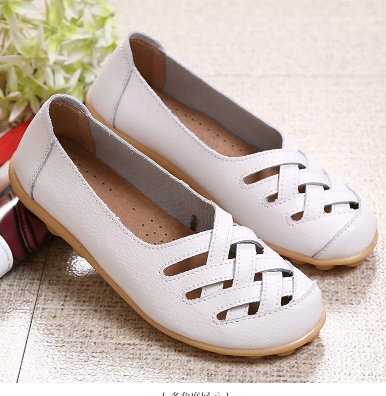 Women Shoes Soft Leather Flat Shoes For Women's Loafers Comfortable Moccasins Women Casual Flats Free Shipping Footwear Female