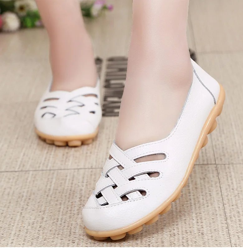 Women Shoes Soft Leather Flat Shoes For Women's Loafers Comfortable Moccasins Women Casual Flats Free Shipping Footwear Female