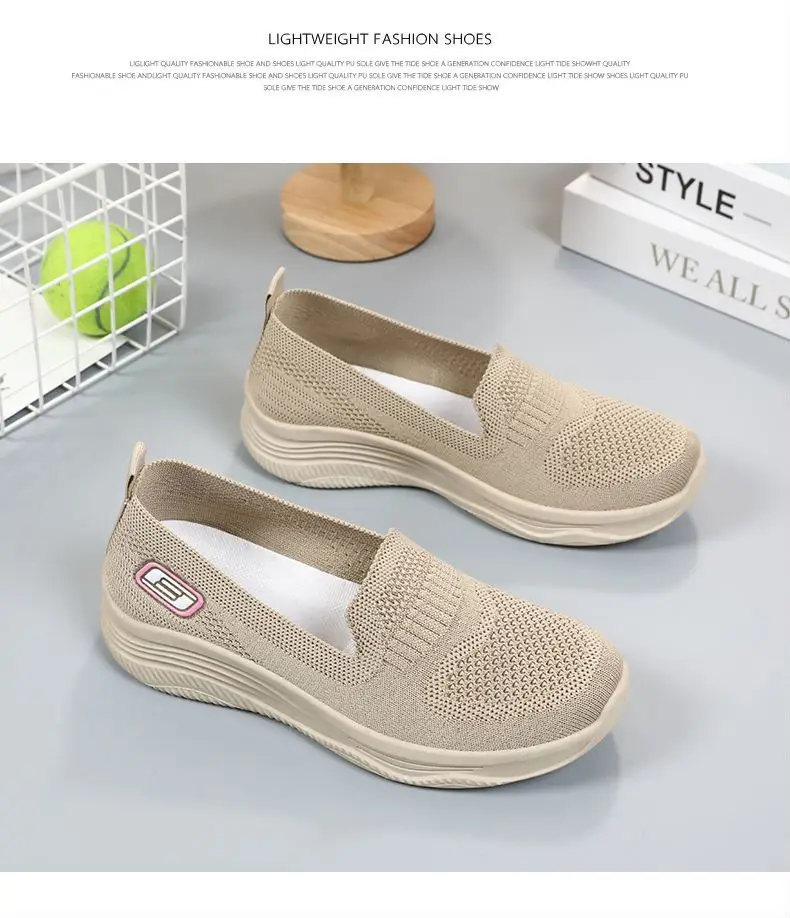 Spring Women's Loafers Comfortable Female Sip On Shoes Ballet Flats Socks Sneakers Tennis Zapatilas Mujer Women Casual Shoes Spring Women's Loafers Comfortable Female Sip On Shoes Ballet Flats Socks Sneakers Tennis Zapatilas Mujer Women Casual Shoes