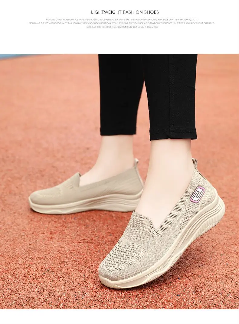 Spring Women's Loafers Comfortable Female Sip On Shoes Ballet Flats Socks Sneakers Tennis Zapatilas Mujer Women Casual Shoes Spring Women's Loafers Comfortable Female Sip On Shoes Ballet Flats Socks Sneakers Tennis Zapatilas Mujer Women Casual Shoes