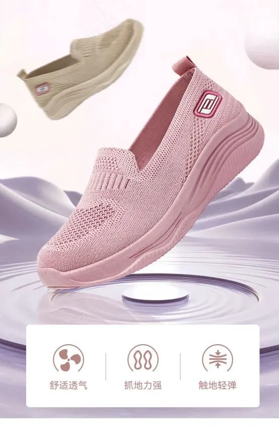 Spring Women's Loafers Comfortable Female Sip On Shoes Ballet Flats Socks Sneakers Tennis Zapatilas Mujer Women Casual Shoes Spring Women's Loafers Comfortable Female Sip On Shoes Ballet Flats Socks Sneakers Tennis Zapatilas Mujer Women Casual Shoes