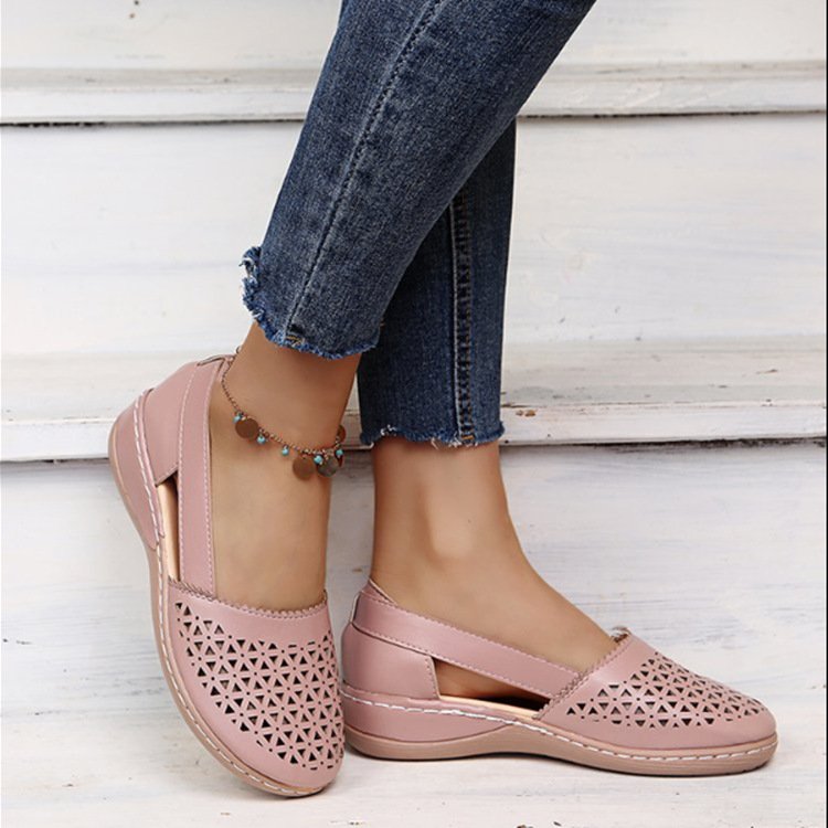 Women's Summer Flat Round Toe Sandals 2022 New Retro Button Sandals Comfy Mary Jane Comfortable Shoes for Women Plus Size 43 Women's Summer Flat Round Toe Sandals 2022 New Retro Button Sandals Comfy Mary Jane Comfortable Shoes for Women Plus Size 43