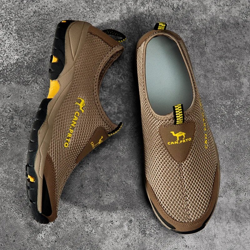 Fashion Summer Shoes Men Casual Shoes Mesh outdoor Breathable Slip-on Flats Men Sneakers Comfortable Water Loafers Zapatillas