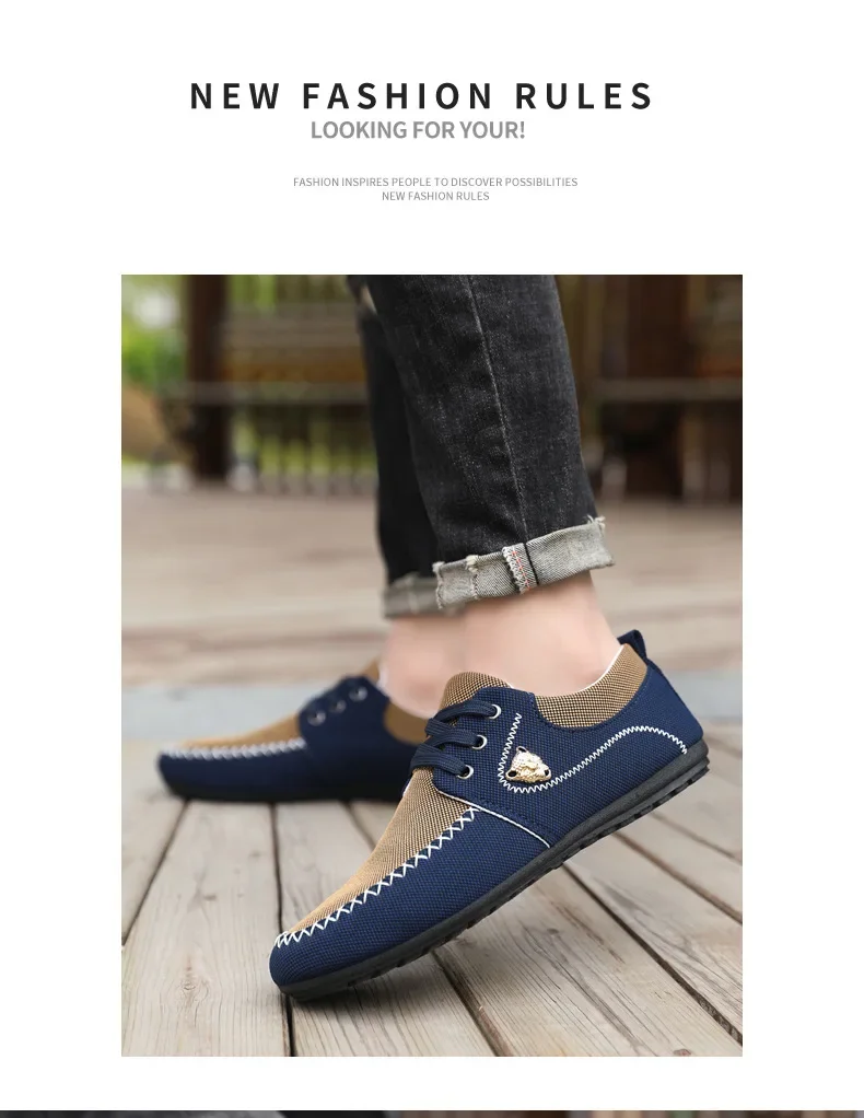 Mens Loafers Slip on Casual Shoes for Male 2024 New Breathable Canvas Driving Flats Comfortable Mocassins Non Slip Plus Size Mens Loafers Slip on Casual Shoes for Male 2024 New Breathable Canvas Driving Flats Comfortable Mocassins Non Slip Plus Size