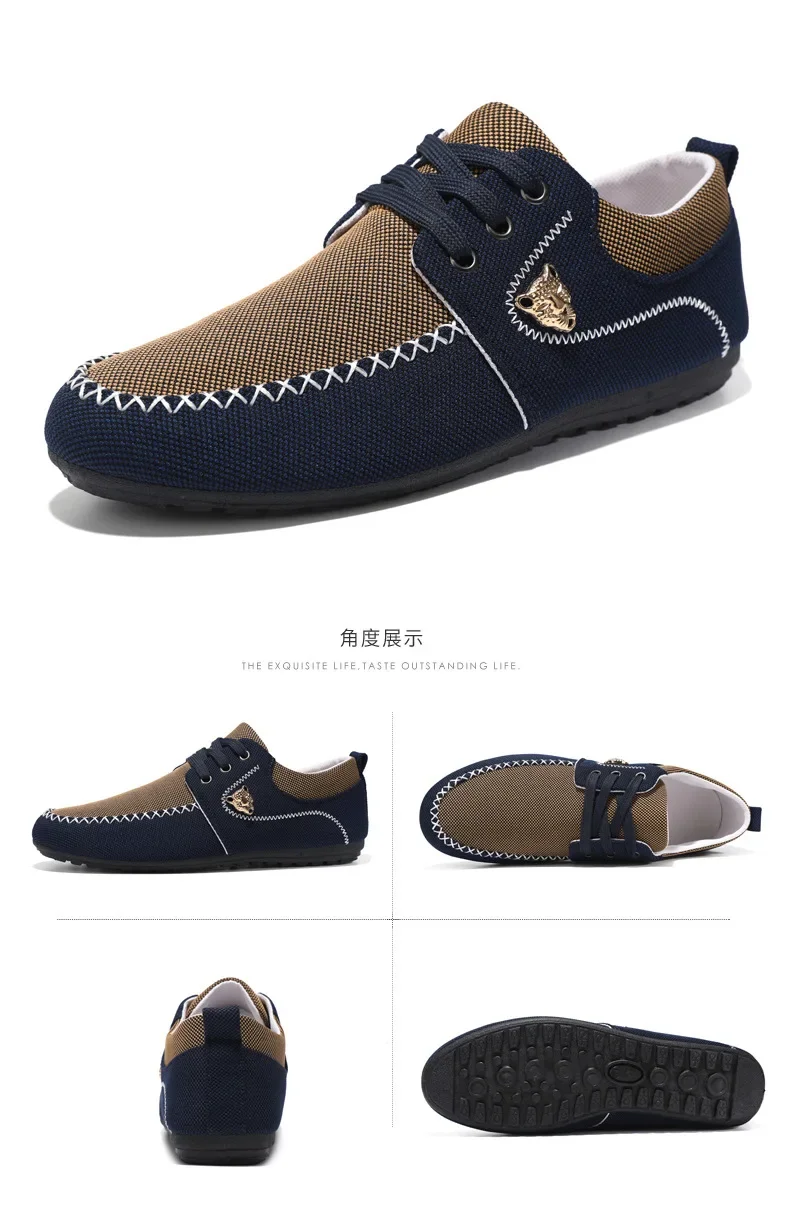 Mens Loafers Slip on Casual Shoes for Male 2024 New Breathable Canvas Driving Flats Comfortable Mocassins Non Slip Plus Size Mens Loafers Slip on Casual Shoes for Male 2024 New Breathable Canvas Driving Flats Comfortable Mocassins Non Slip Plus Size