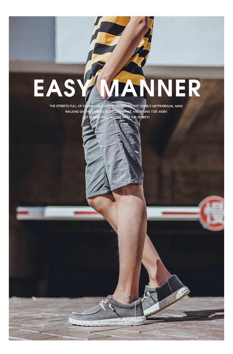 New Arrival Summer Autumn Comfortable Casual Shoes Mens Canvas Shoes For Men Brand Fashion Flat Loafers Shoe Size 48