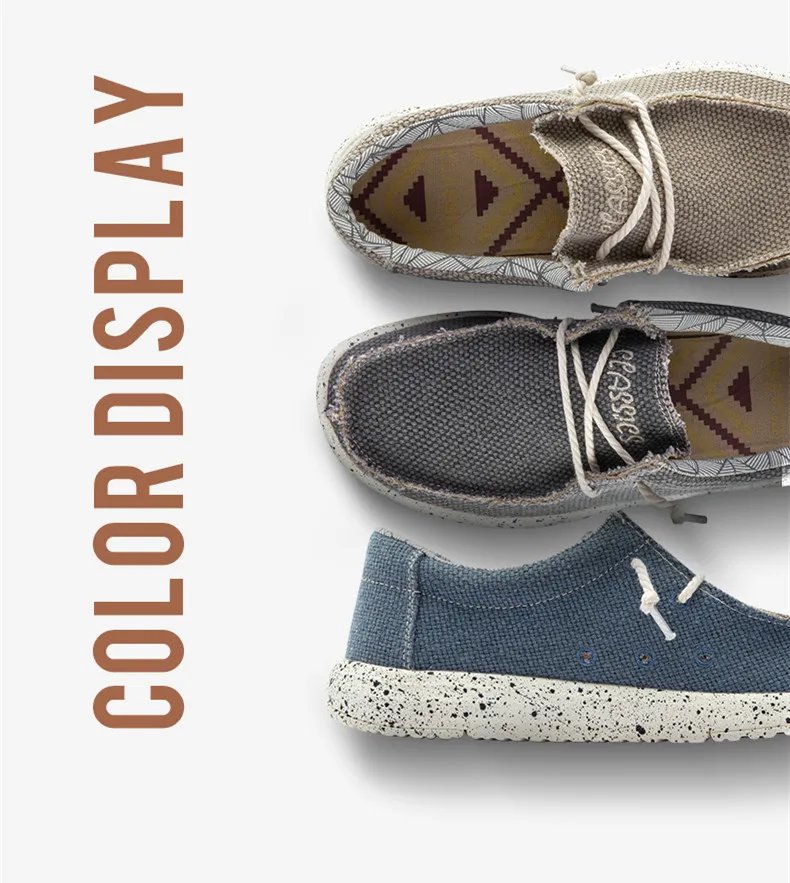 New Arrival Summer Autumn Comfortable Casual Shoes Mens Canvas Shoes For Men Brand Fashion Flat Loafers Shoe Size 48