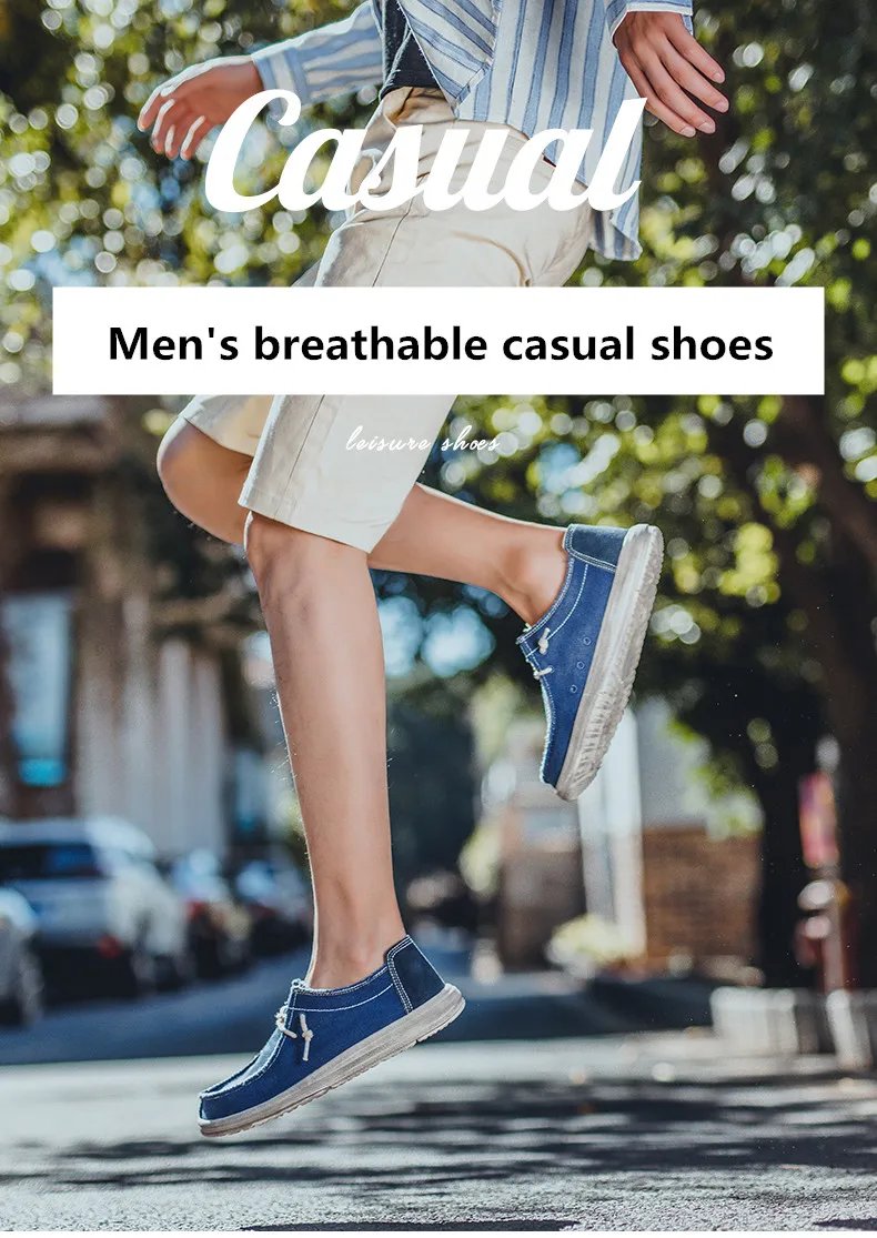 New Arrival Summer Autumn Comfortable Casual Shoes Mens Canvas Shoes For Men Brand Fashion Flat Loafers Shoe Size 48