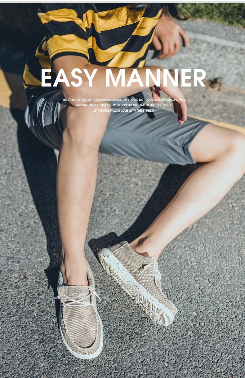 New Arrival Summer Autumn Comfortable Casual Shoes Mens Canvas Shoes For Men Brand Fashion Flat Loafers Shoe Size 48