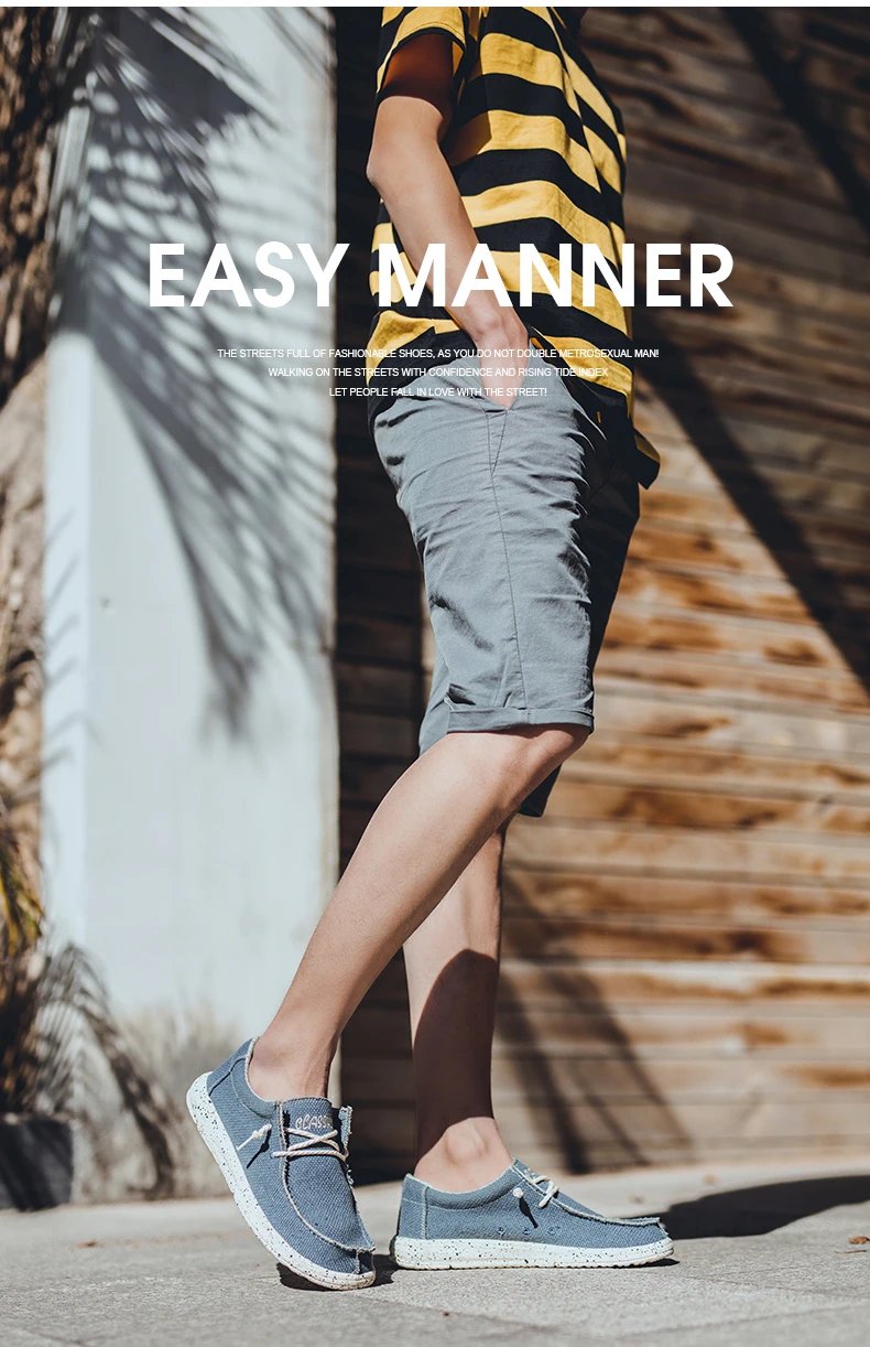 New Arrival Summer Autumn Comfortable Casual Shoes Mens Canvas Shoes For Men Brand Fashion Flat Loafers Shoe Size 48