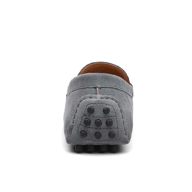 High Quality Suede Men Casual Shoes Light Non-slip Mens Driving Shoes Slip on Flats Loafers Leather Shoes 10 Colors Size 38-49