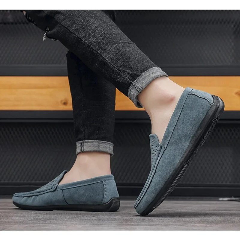 Men's Breathable Hollow Casual Men's Shoes 2023 Summer New Loafers Men Business Shoes Designer Loafers Shoe