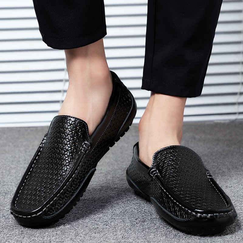 Summer Luxury Brand Men Casual Shoes Soft Genuine Leather Mens Loafers Moccasins Italian Designer Breathable Slip on Boat Shoes Summer Luxury Brand Men Casual Shoes Soft Genuine Leather Mens Loafers Moccasins Italian Designer Breathable Slip on Boat Shoes