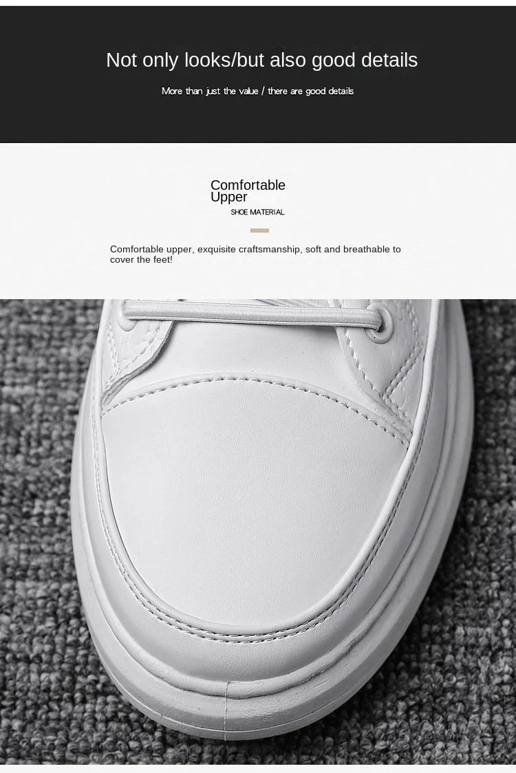 Soft Bottom Elastic Force Men's Sneakers New Breathable Flat Casual Shoes Fashion One Pedal Loafers High End Brand Shoes for Men