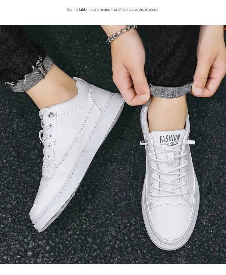 Soft Bottom Elastic Force Men's Sneakers New Breathable Flat Casual Shoes Fashion One Pedal Loafers High End Brand Shoes for Men